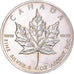 Moneta, Canada, 5 Dollars, 1991, Maple Leaf, SPL+, Argento