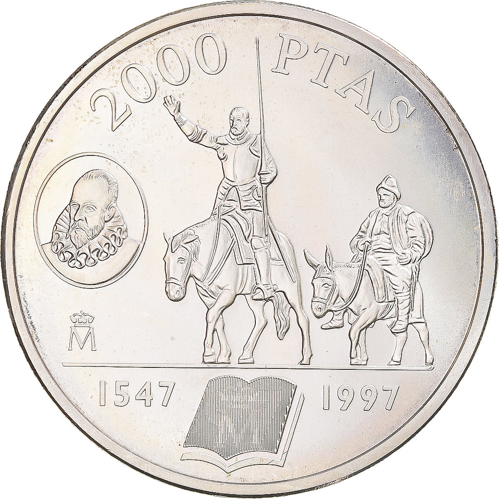 Moneda, España, Juan Carlos I, 2000 Pesetas, 1997, SC, Plata