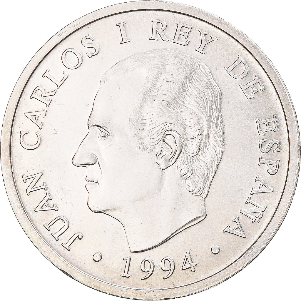 Moneta, Hiszpania, Juan Carlos I, 2000 Pesetas, 1994, MS(63), Srebro