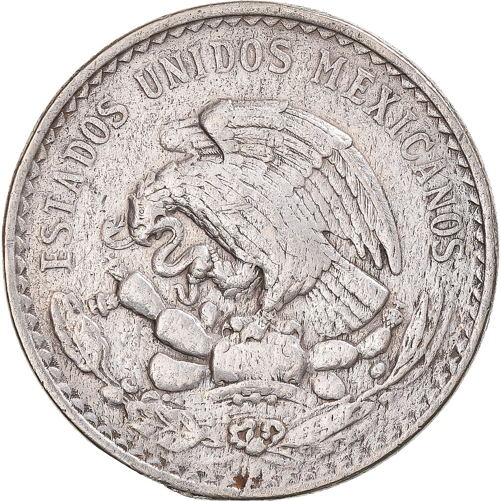 Moneta, Messico, Peso, 1947, MB+, Argento