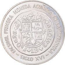 Monnaie, République Dominicaine, 10 Pesos, 1975, SPL+, Argent
