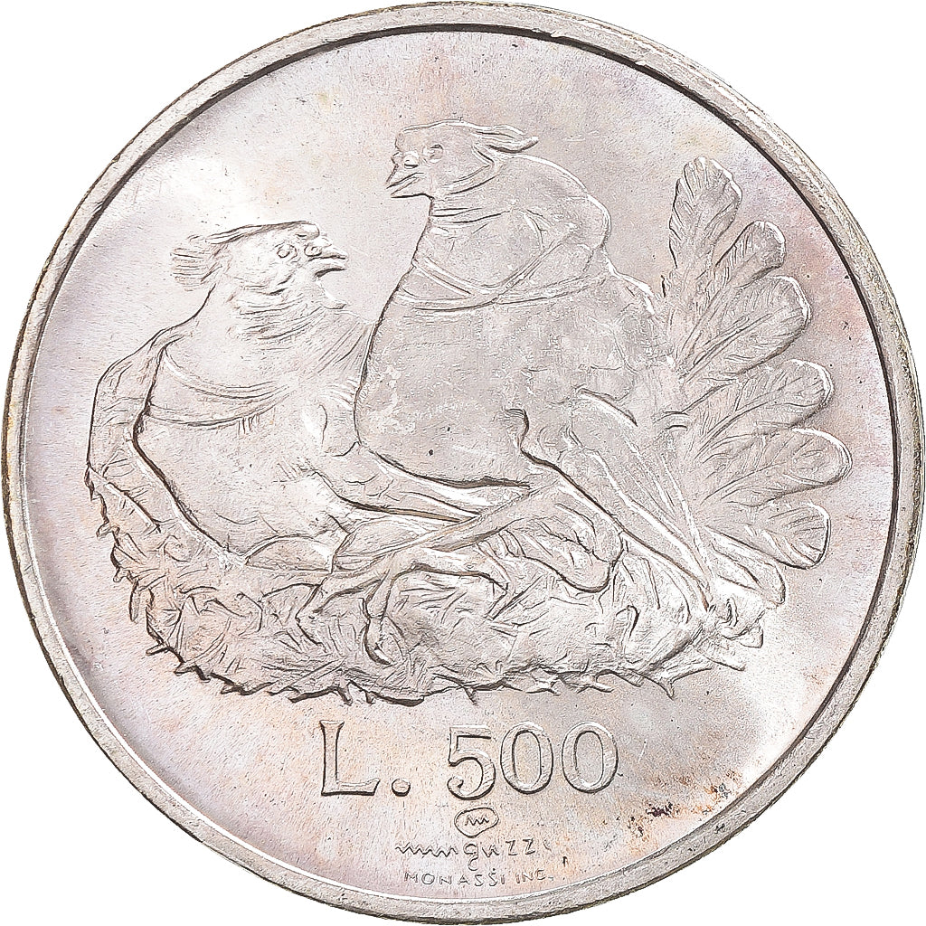 Monnaie, Saint Marin , 500 Lire, 1974, SPL, Argent