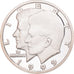 Coin, Liberia, 10 Dollars, 1999, John F. Kennedy, MS(65-70), Silver