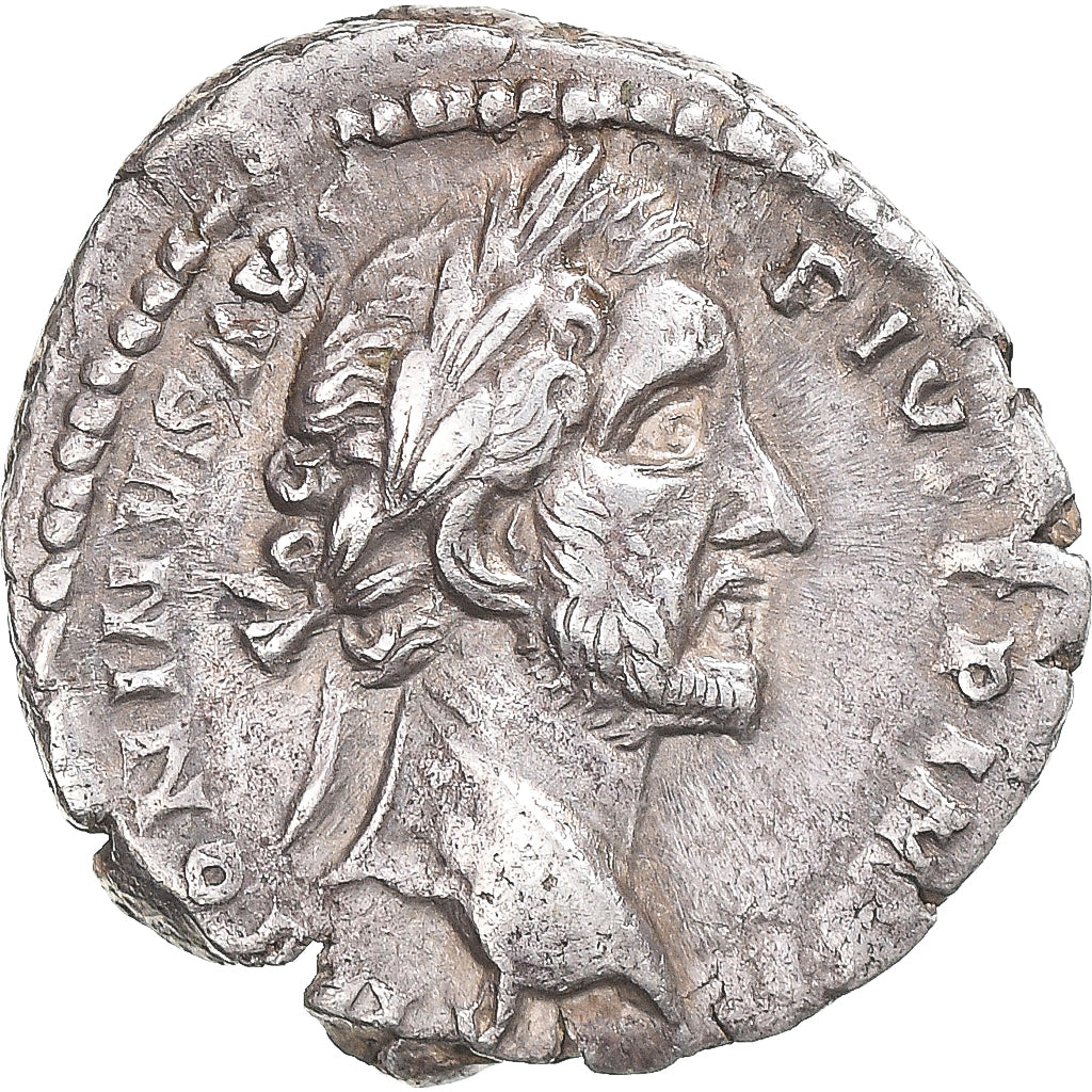 Coin, Antoninus Pius, Denarius, 157-158, Rome, AU(50-53), Silver, RIC:275