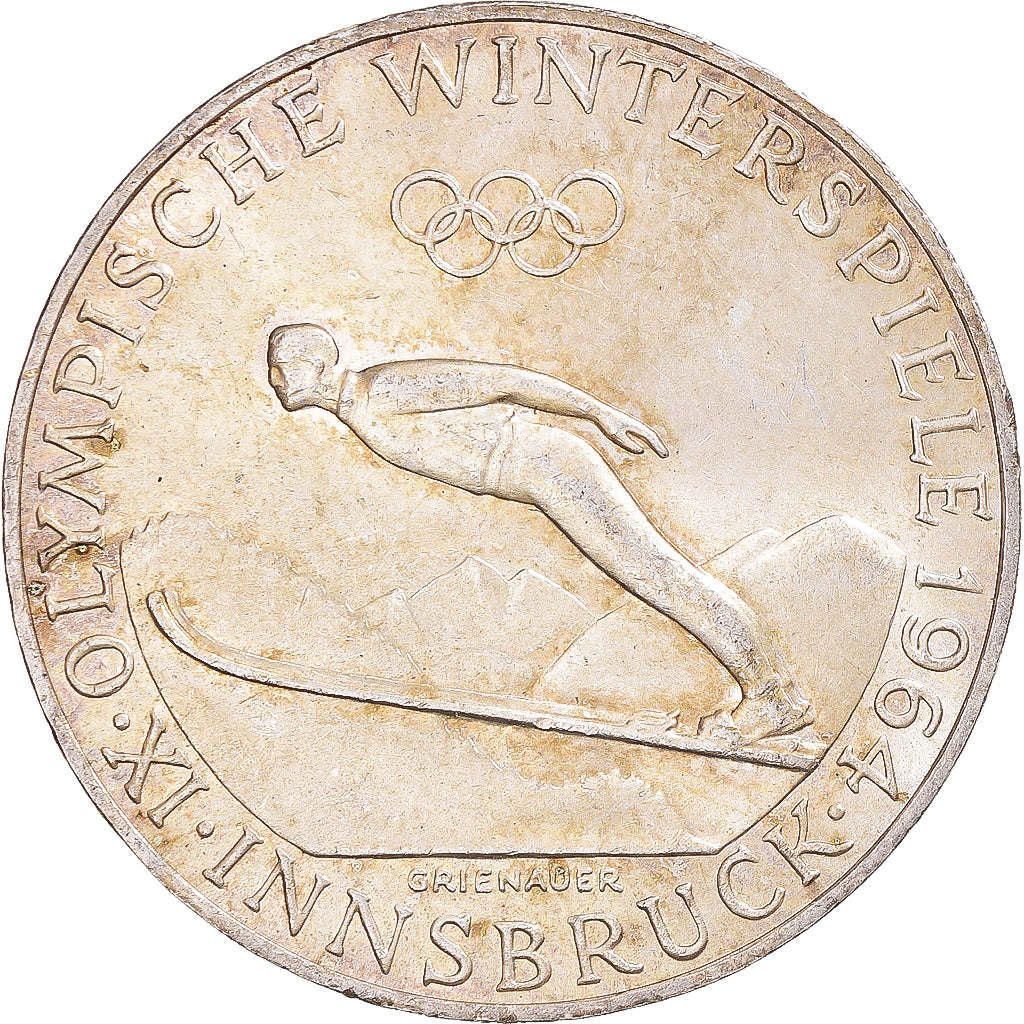 Moneta, Austria, 50 Schilling, 1964, AU(50-53), Srebro