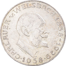 Moneta, Austria, 25 Schilling, 1958, AU(50-53), Srebro