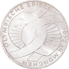 Münze, Bundesrepublik Deutschland, 10 Mark, 1972, Munich, VZ+, Silber, KM:131