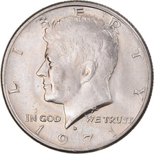 Coin, United States, Kennedy, Half Dollar, 1971, U.S. Mint, AU(50-53), Silver