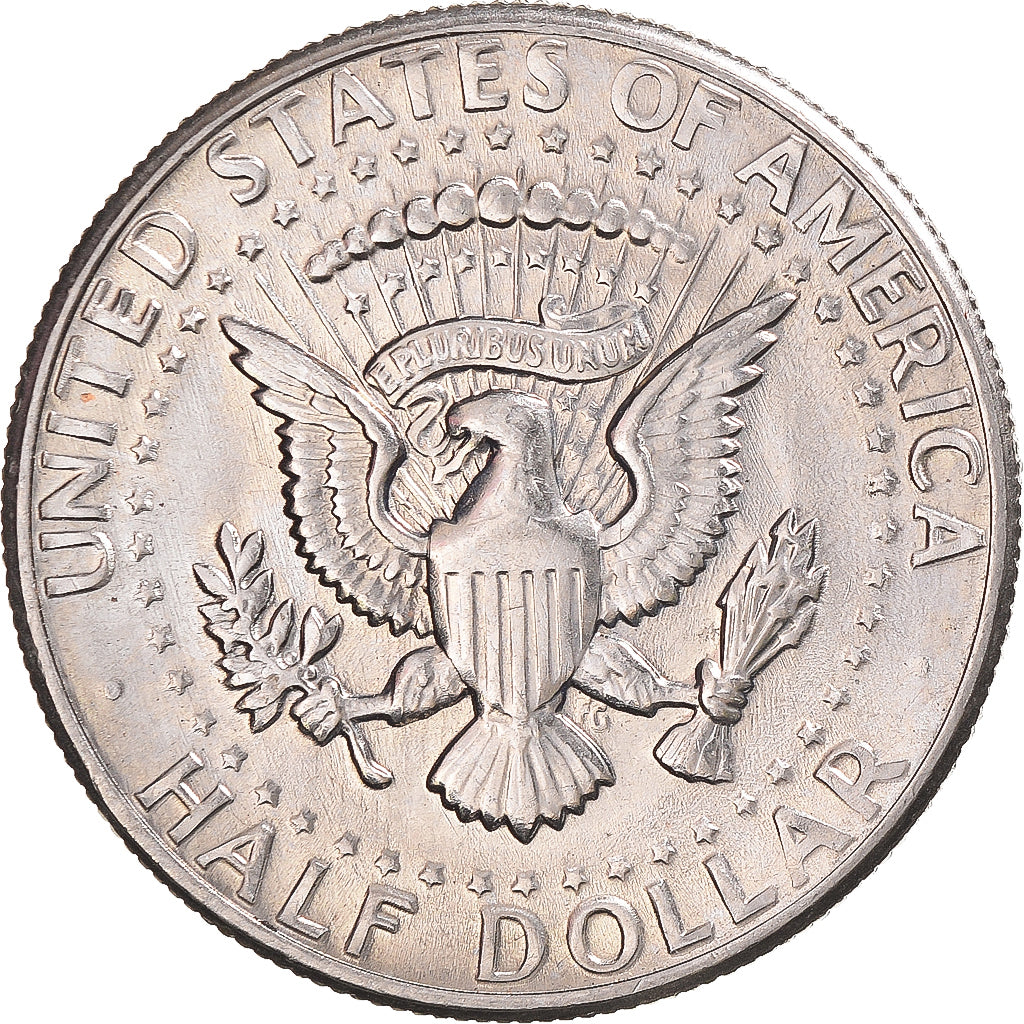 Coin, United States, Kennedy, Half Dollar, 1971, U.S. Mint, AU(55-58), Silver