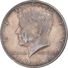 Coin, United States, Kennedy, Half Dollar, 1964, U.S. Mint, EF(40-45), Silver