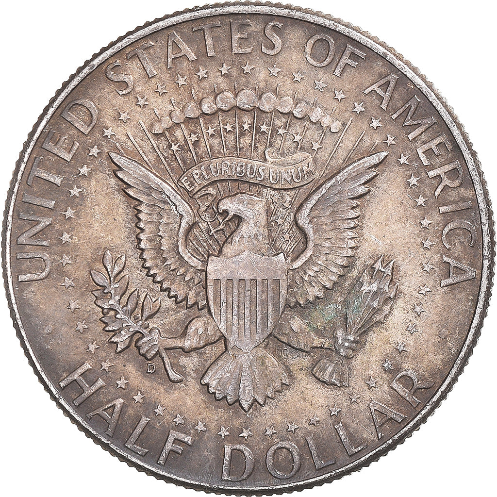 Coin, United States, Kennedy, Half Dollar, 1964, U.S. Mint, EF(40-45), Silver