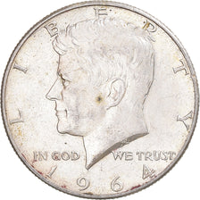 Coin, United States, Kennedy, Half Dollar, 1964, U.S. Mint, AU(55-58), Silver