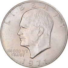 Coin, United States, Eisenhower Dollar, Dollar, 1971, U.S. Mint, EF(40-45)