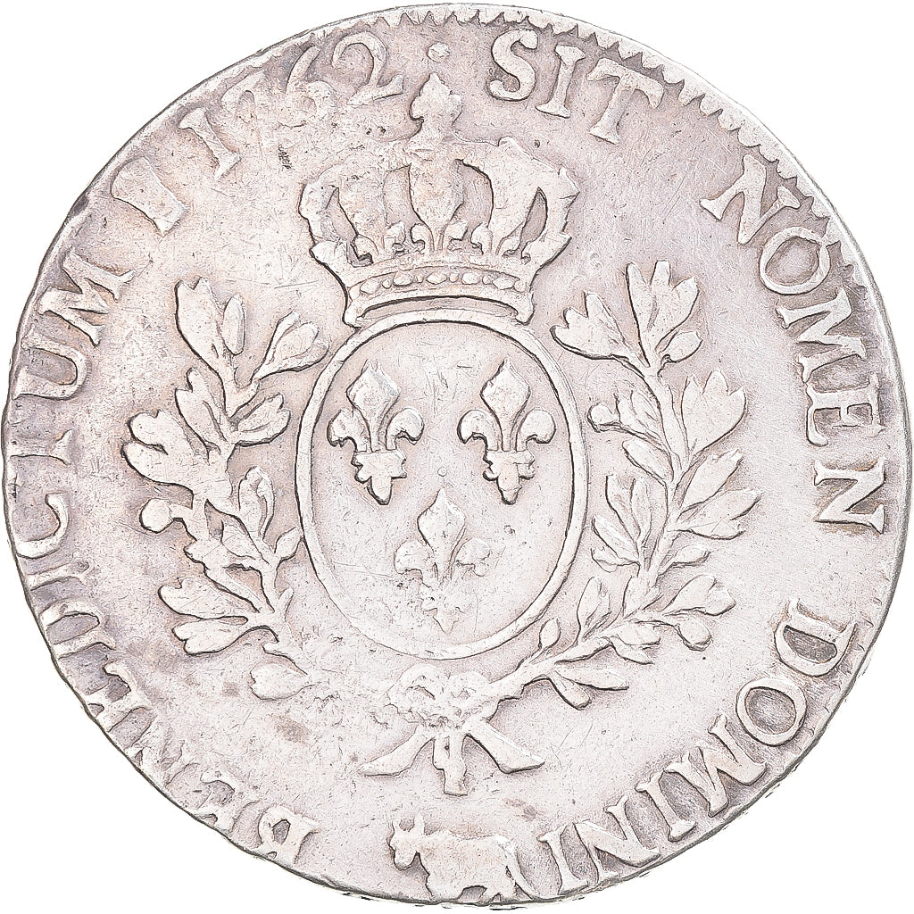 Monnaie, France, Louis XV, Écu au bandeau, 1752, Pau, TTB, Argent