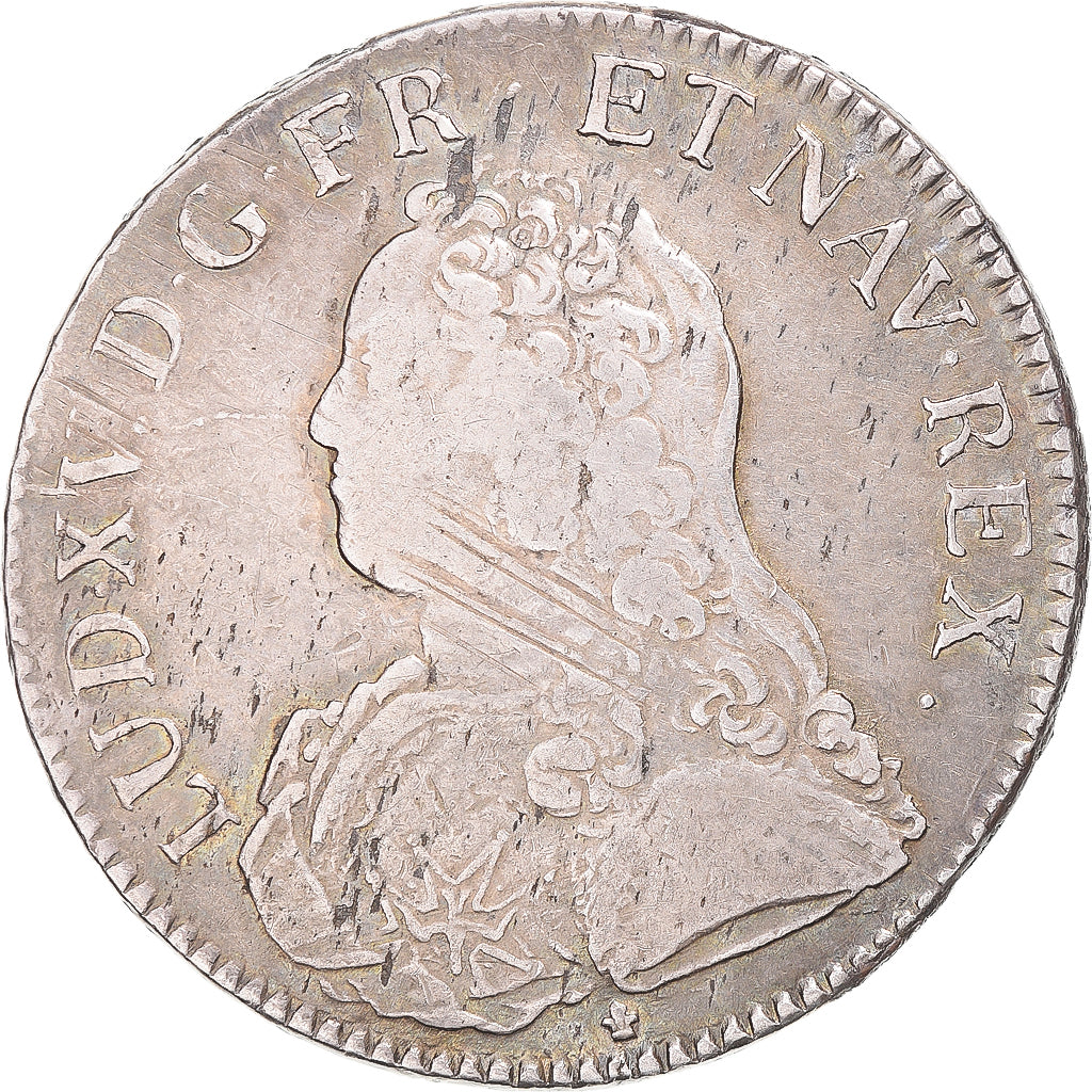 Munten, Frankrijk, Ecu aux branches d'olivier, 1728, Bordeaux, FR, Zilver