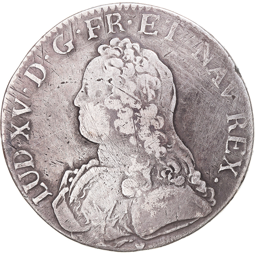 Münze, Frankreich, Louis XV, Ecu aux branches d'olivier, 1731, Aix-en-Provence