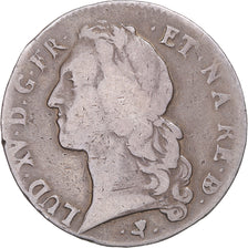 Moneda, Francia, Écu au bandeau, 1757, Pau, BC+, Plata