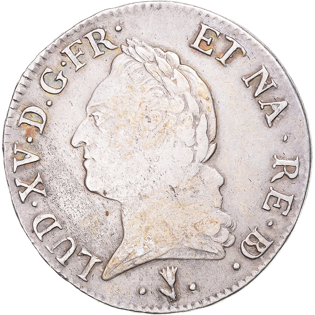 Moneta, Francia, Écu à la vieille tête, 1772, Pau, MB+, Argento