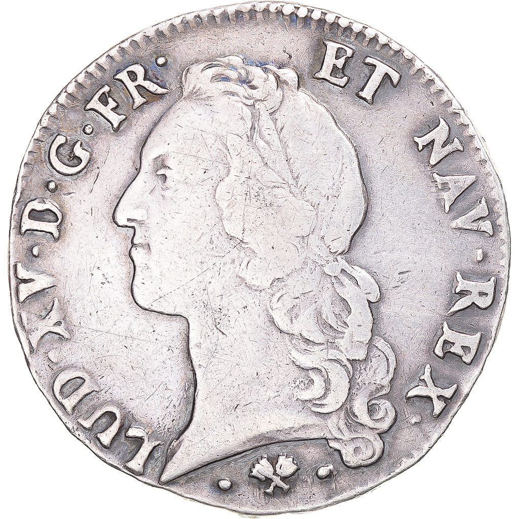 Moneta, Francia, Écu au bandeau, 1765, Bayonne, MB+, Argento