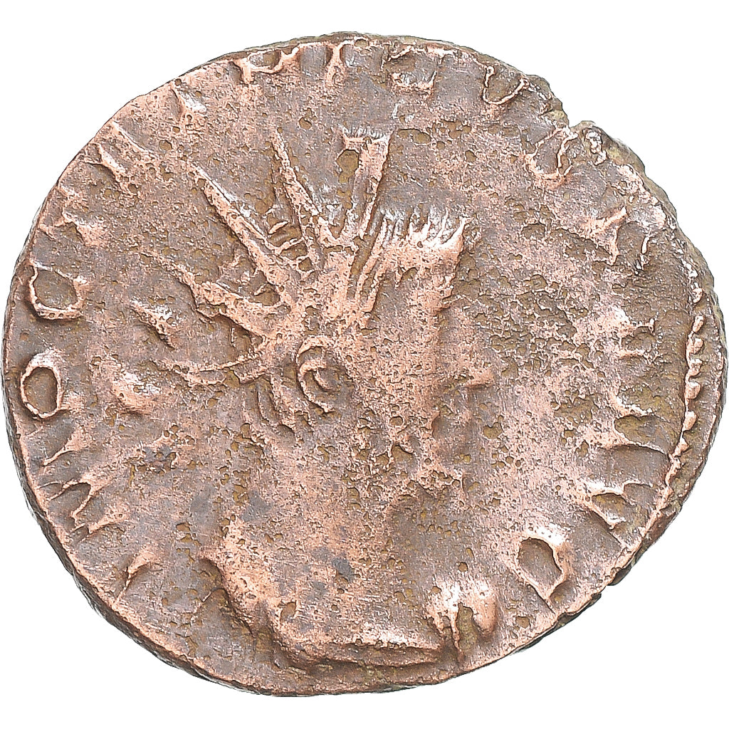 Moneda, Tetricus I, Antoninianus, 271-274, Cologne, BC+, Vellón, RIC:136