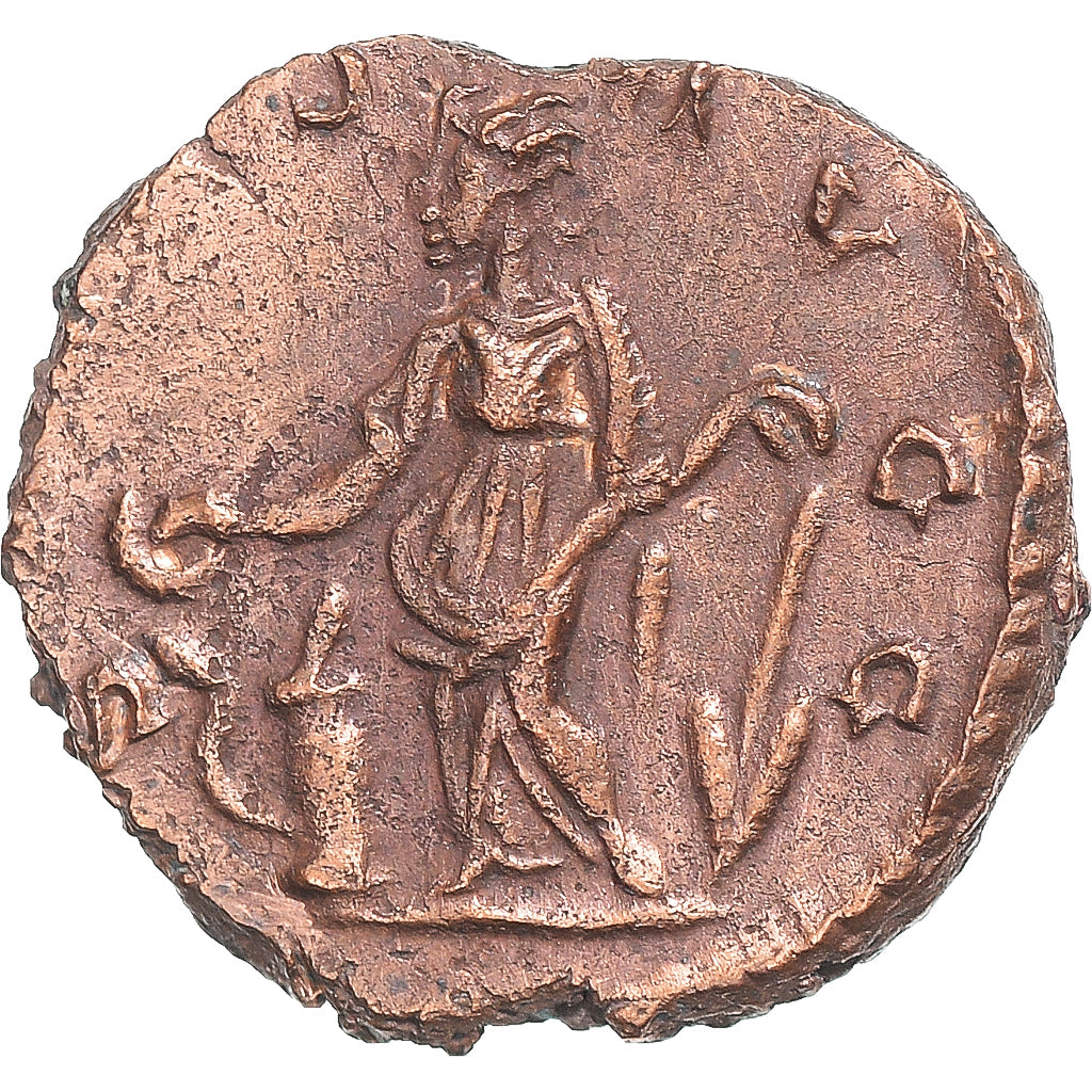 Moneda, Tetricus I, Antoninianus, 271-274, Cologne, BC+, Vellón, RIC:126