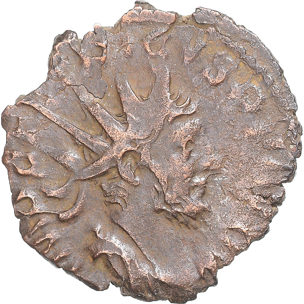 Coin, Tetricus I, Antoninianus, 271-274, Barbaric imitation, F(12-15), Billon