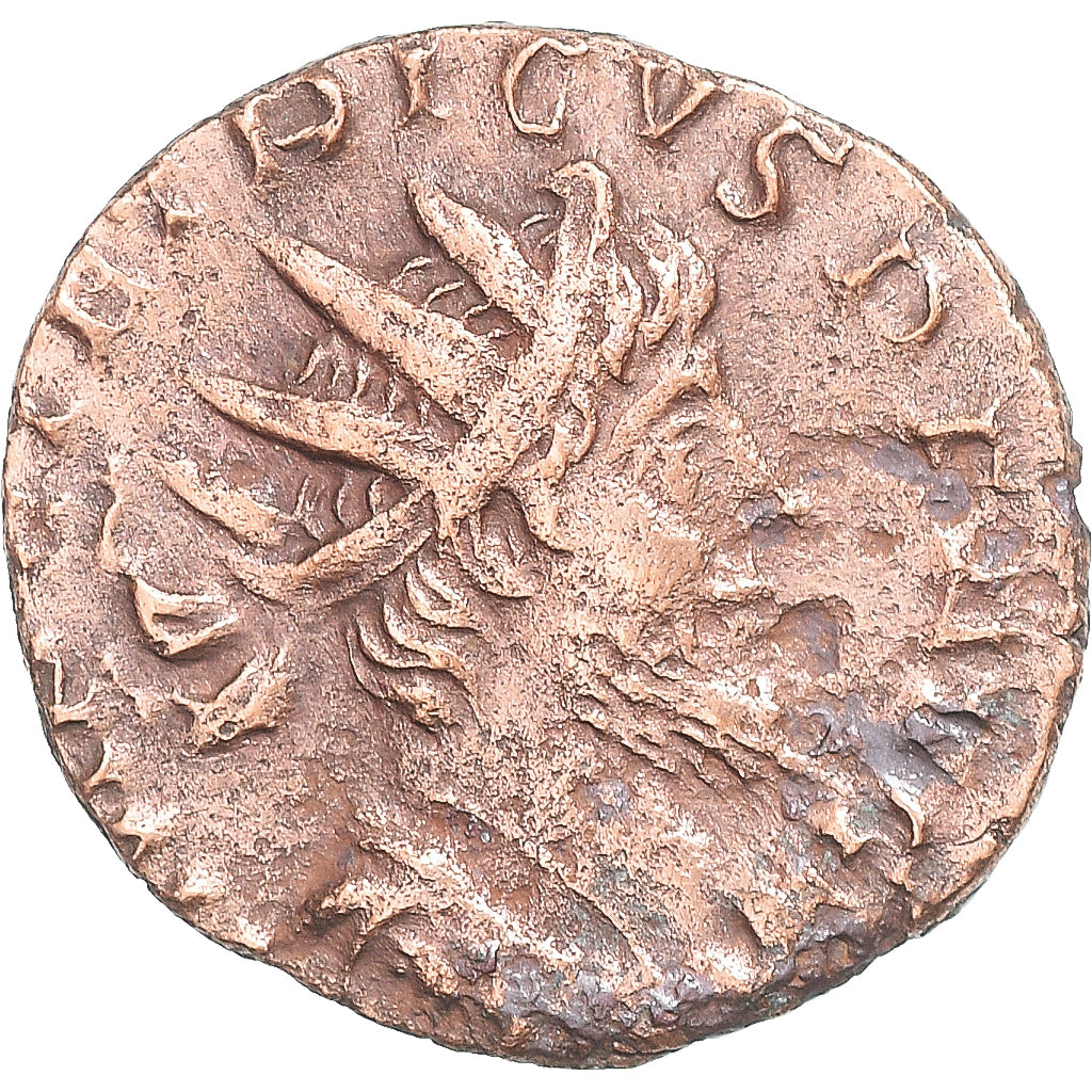 Moneda, Tetricus I, Antoninianus, 271-274, Cologne, BC+, Vellón, RIC:100