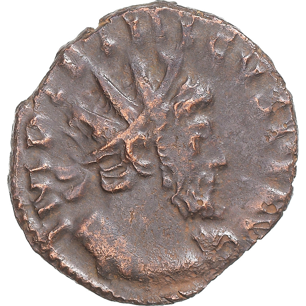 Moneda, Tetricus I, Antoninianus, 271-274, Cologne, BC+, Vellón, RIC:80