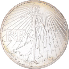 France, 50 Euro, 2010, Paris, Semeuse, MS(63), Silver
