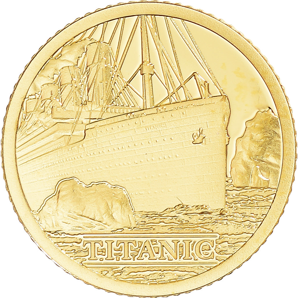 Monnaie, Îles Cook, Queen Elizabeth II, 5 Dollars, 2022, FDC, Or