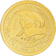 Monnaie, Tchad, 3000 Francs, 2022, Athos, FDC, Or