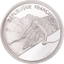 Monnaie, France, Albertville 1992, 100 Francs, 1989, Paris, FDC, Argent