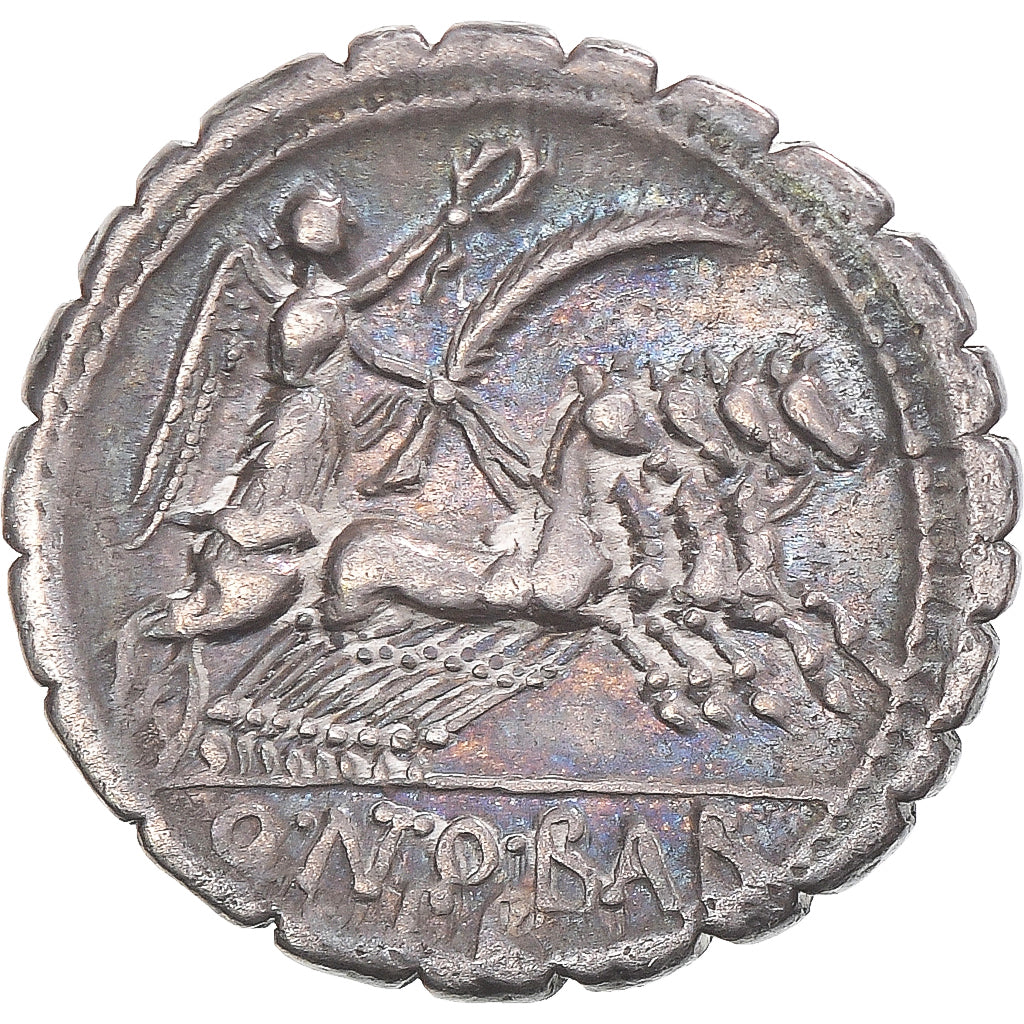 Coin, Antonia, Denarius Serratus, 83-82 BC, Rome, AU(50-53), Silver