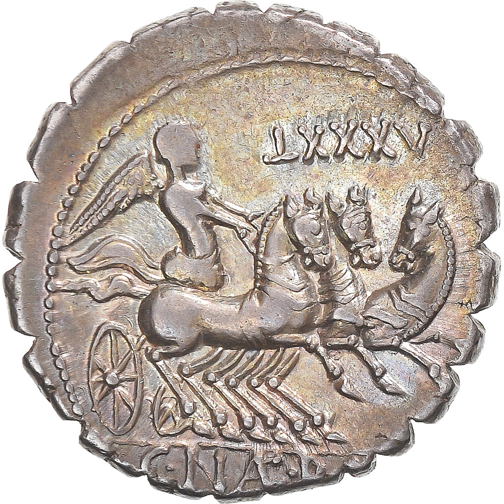 Monnaie, Naevia, Denier Serratus, 79 BC, Rome, SUP, Argent, Crawford:382/1b