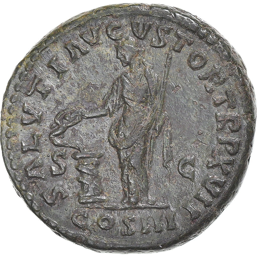 Coin, Marcus Aurelius, As, 162-163, Rome, AU(55-58), Bronze, RIC:850