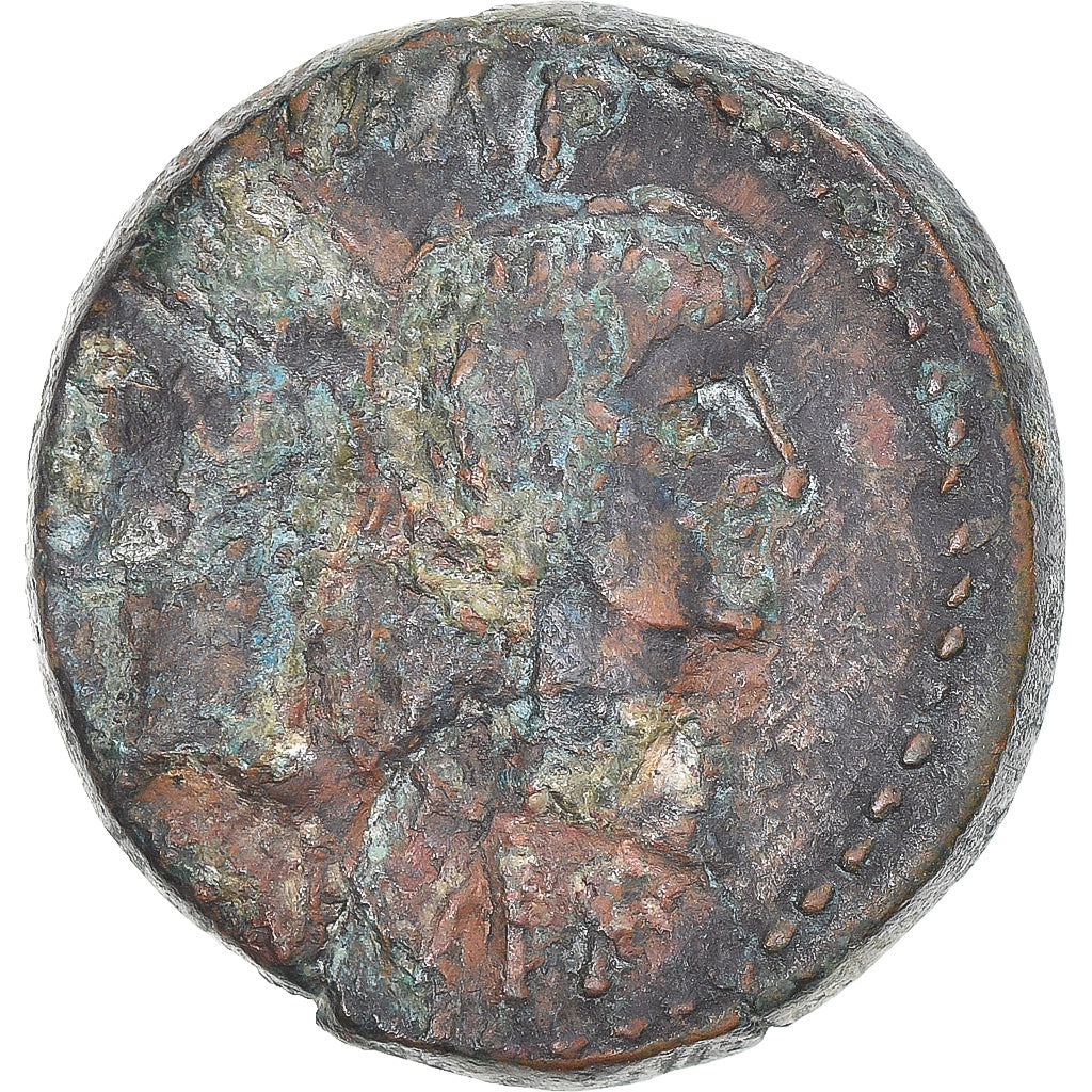 Monnaie, Augustus & Agrippa, Dupondius, 15-10 BC, Nemausus, TB, Bronze, RPC:523
