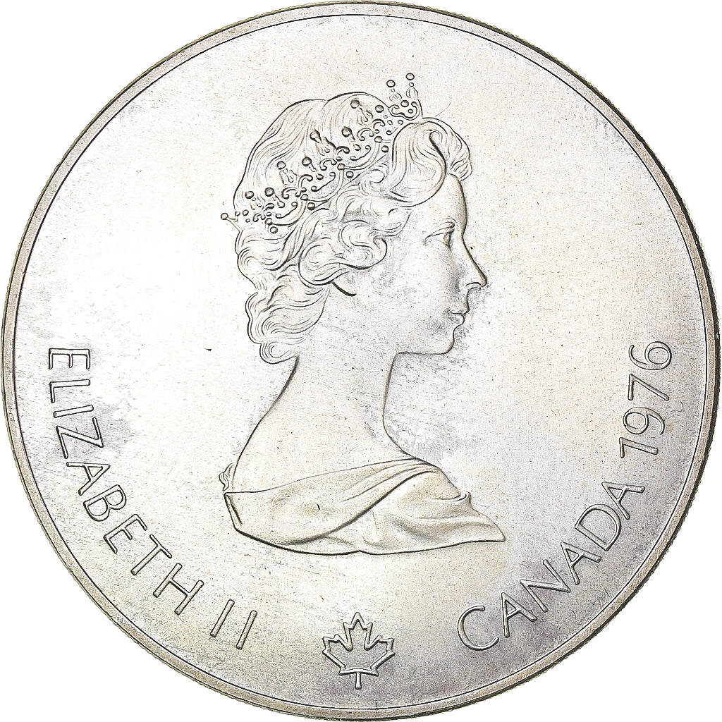 Coin, Canada, 1976 Olympics - Fencing, 5 Dollars, 1976, MS(63), Silver
