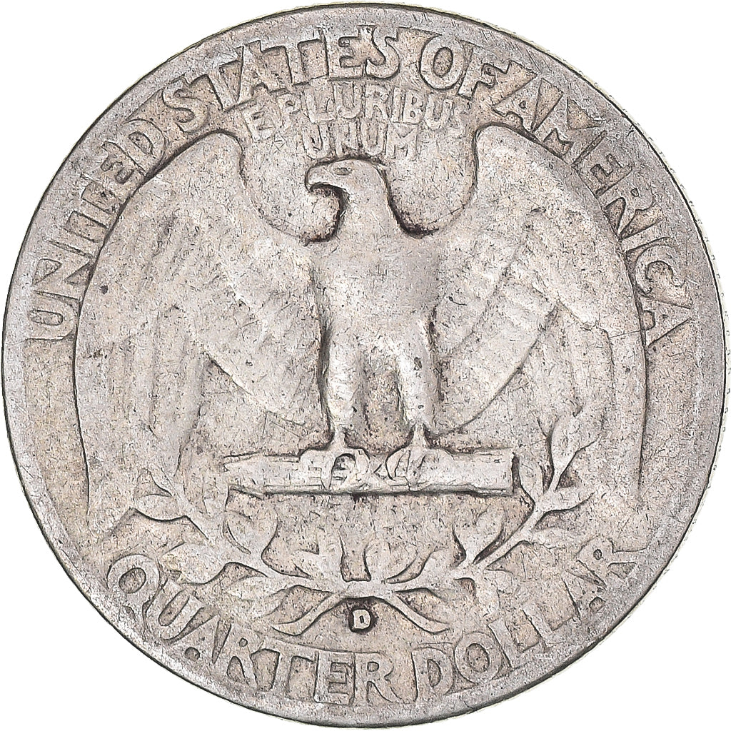 Coin, United States, Washington, Quarter, 1943, U.S. Mint, VF(30-35), Silver
