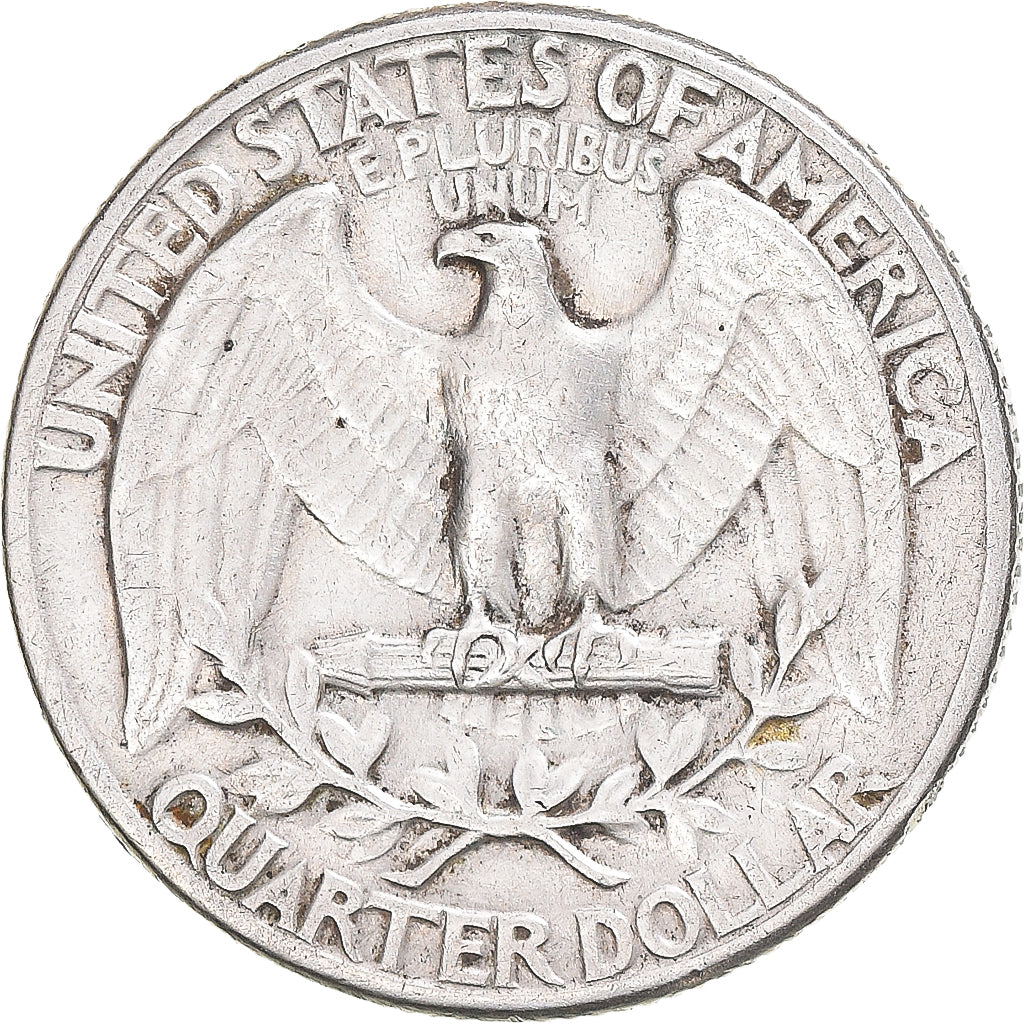 Coin, United States, Washington, Quarter, 1943, U.S. Mint, EF(40-45), Silver