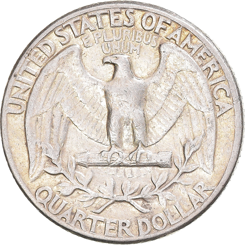 Coin, United States, Washington, Quarter, 1964, U.S. Mint, EF(40-45), Silver