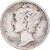 Coin, United States, Mercury, Dime, 1936, U.S. Mint, VF(30-35), Silver
