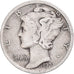 Coin, United States, Mercury, Dime, 1923, U.S. Mint, VF(20-25), Silver