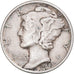 Coin, United States, Mercury, Dime, 1942, U.S. Mint, VF(30-35), Silver