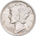 Coin, United States, Mercury, Dime, 1942, U.S. Mint, VF(30-35), Silver