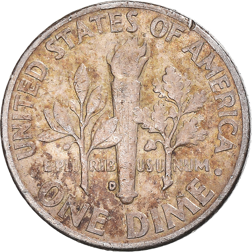 Coin, United States, Roosevelt, Dime, 1962, U.S. Mint, VF(30-35), Silver