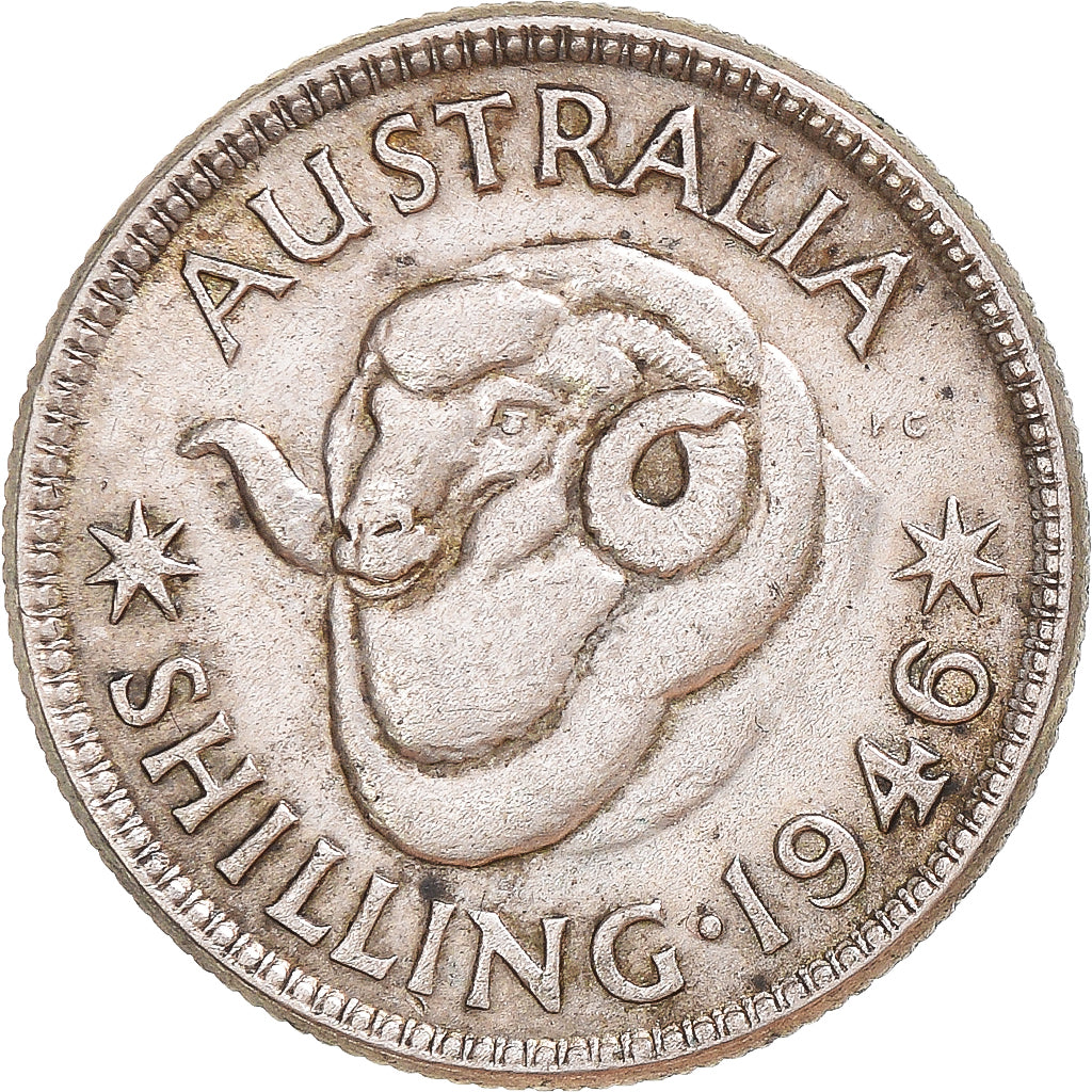 Coin, Australia, George VI, Shilling, 1946, VF(20-25), Silver