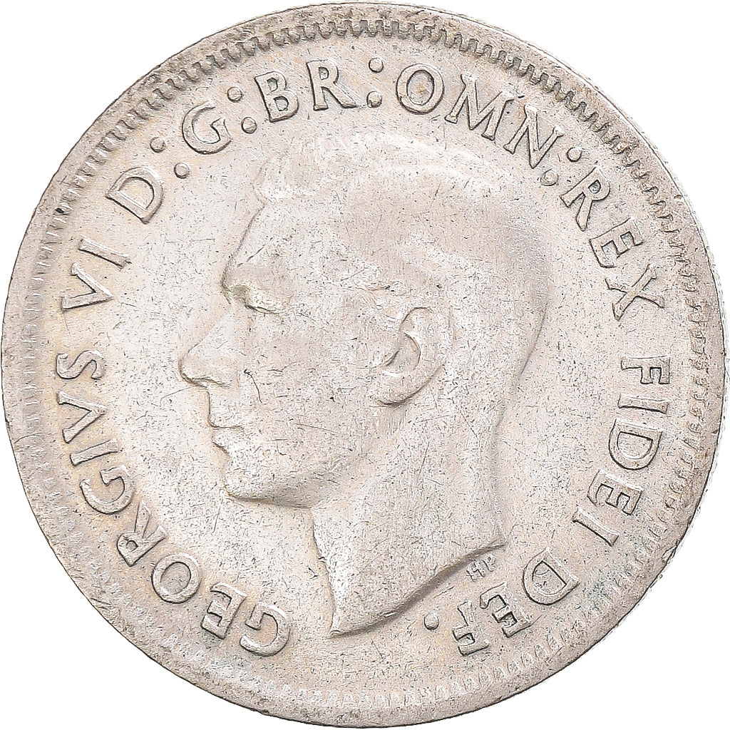 Coin, Australia, George VI, Shilling, 1952, VF(20-25), Silver