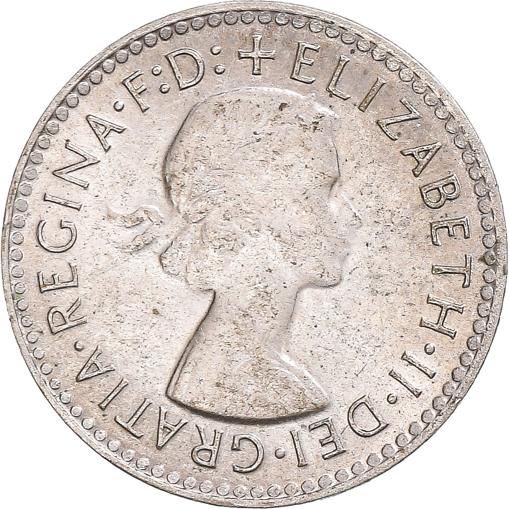 Coin, Australia, Elizabeth II, 3 Pence, 1957, VF(20-25), Silver
