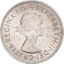 Coin, Australia, Elizabeth II, 3 Pence, 1957, VF(20-25), Silver