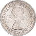 Moeda, Austrália, Elizabeth II, 3 Pence, 1957, VF(20-25), Prata